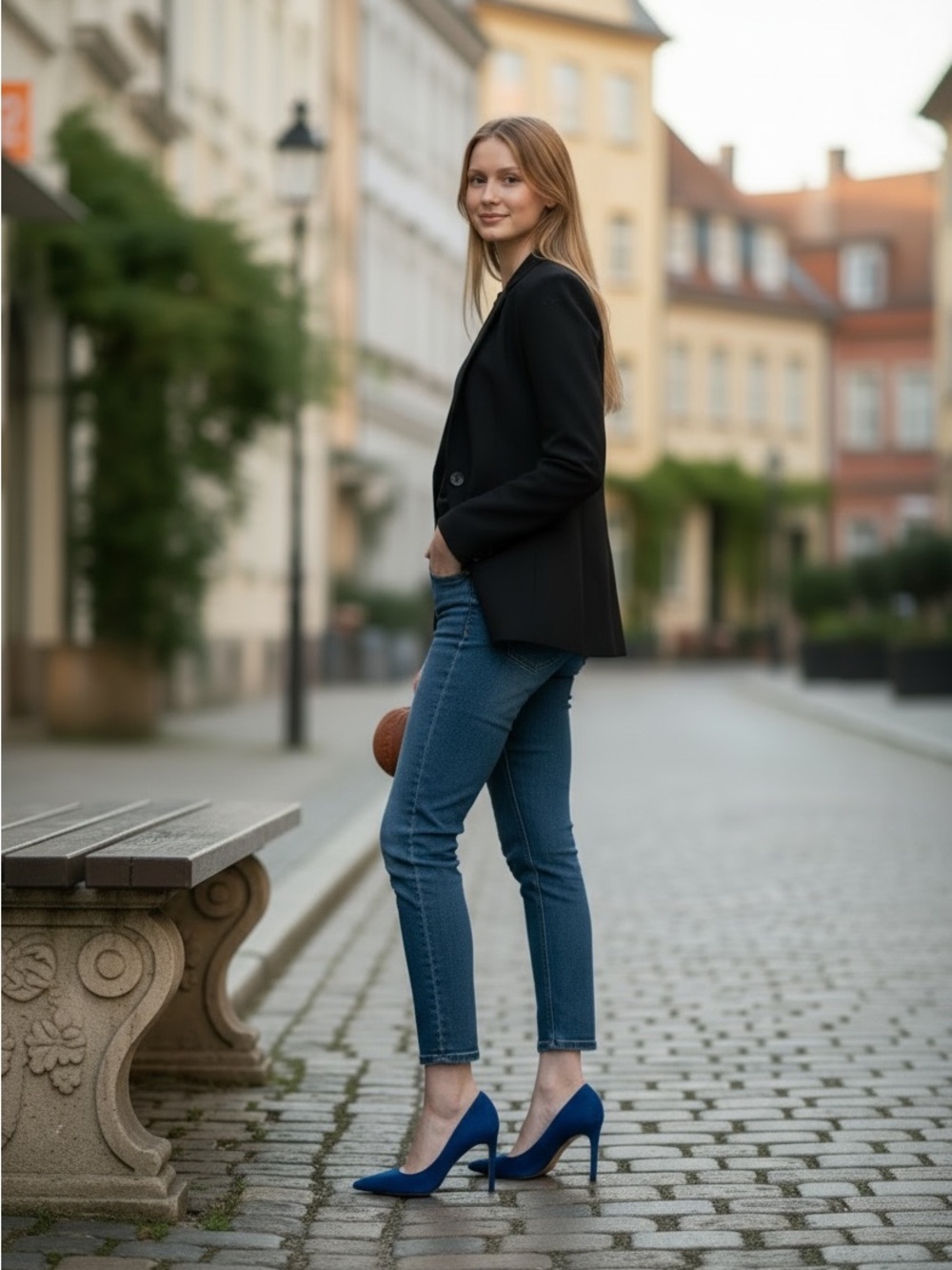 Aldo Cobalt Blue Suede Pointed-Toe Pumps